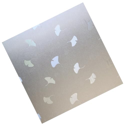 Película Electroestática Frosted para Ventana Diseño Hojas Ginkgo miniatura 1