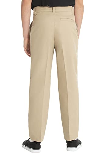 classroom school uniforms big boys flat front pant khaki 16