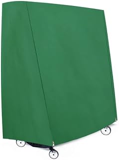 Table Tennis Table Cover Waterproof, Heavy Duty600D Oxford Fabric, Windproof, Anti-UV, RIP Proof Ping Pong Table Cover Indoor/Outdoor