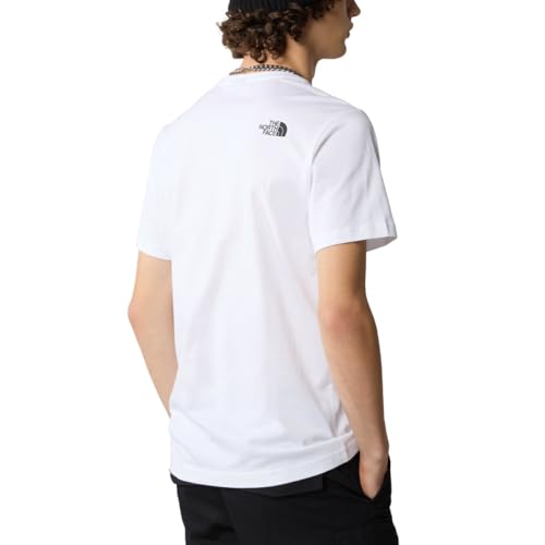 THE NORTH FACE NF0A87NSFN4 M S/S Never Stop Exploring Tee T-Shirt Herren TNF White Größe L – Ansicht 4
