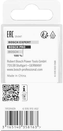 Bosch Professional Zubehör 2608628355 Profilfräser E 8 mm, R1 6,3 mm, D 25,4 mm, L 14,3 mm, G 46 mm