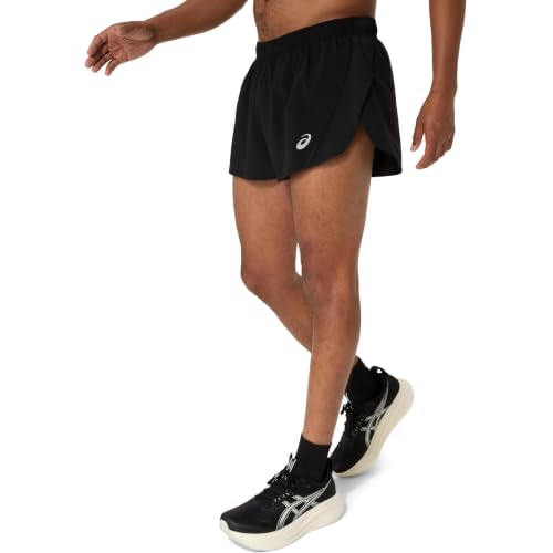 short de running asics asics core split short - vue 4