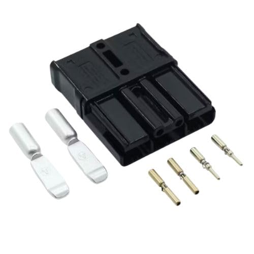 SB75, 75A, Anderson Connector, 4 Pins Silver Plated Lugs [1 Pc Only ] for upto 8AWG Silicone Flexible Wire Crimping Ideal for Battery's,UPS, Inverter,Solar Chargers.-image-25