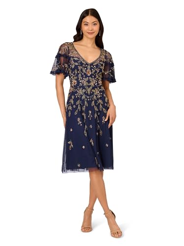 Image of Adrianna Papell Women's Beaded Midi Dress