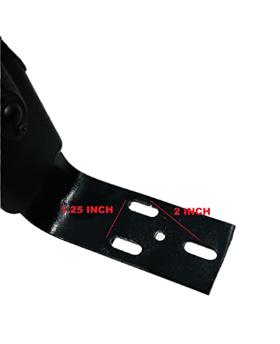 Image of GOYALSON Handle Office Chair revolving Visitor Chair Durable Handle Set nut Bolts & Key fit to Every Chair (Black, Adjustable Handle with Circular Pad)