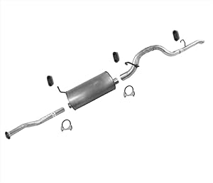 Muffler Exhaust Pipe System Replacement Part For 2004-2012 Colorado Extended Cab Crew Cab