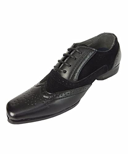 Chaussures festives garçon à lacets pour mariages et fêtes de famille élégantes