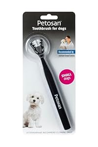 Petosan Doppelköpfige Zahnbürste für kleine Hunde