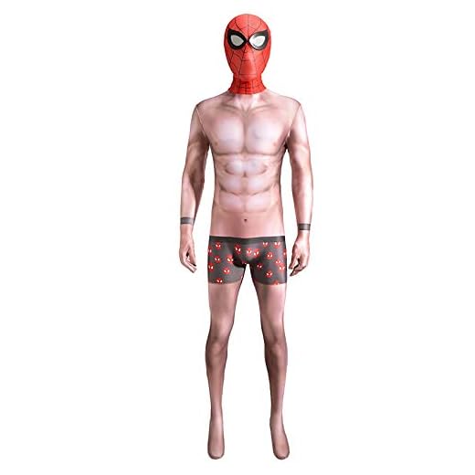 MODRYER Barn Ps4 cosplay kostym underkläder spiderman fancy Dress Outfit halloween performance tight jumpsuit set superhjälte onesies spel fans kläder, PS4-barn/L 135–145 cm