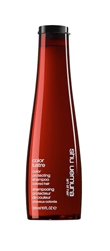 Shu Uemura, Champú Protector Color Lustre, Enriquecido con Niacinamida y Saké Kasu, Preserva el Brillo y el Color, Para Todo Tipo de Cabello Coloreado, 300ml