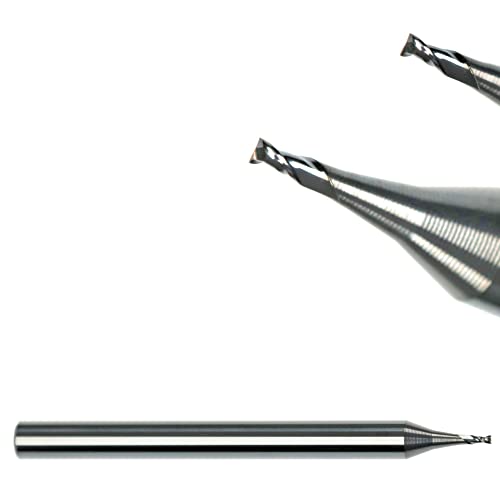 AM-Zerspanungstechnik VHM Minifräser Ø 0,2 - NE-Metalle, Vibrationsarm, Scharfkantig, Präzisionsfräser