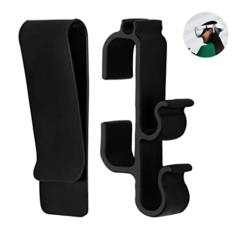 Geekria VR Battery Power Bank Organizer Compatible with Meta Oculus Quest 1 2 Accessories, VR Link Cable Clips