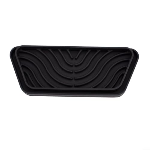 Glewi Bandeja de silicona para refrigerador, alfombrilla flexible para derrames para refrigerador y dispensador de agua, almohadilla de protección contra fugas de secado rápido para cocina y hogar