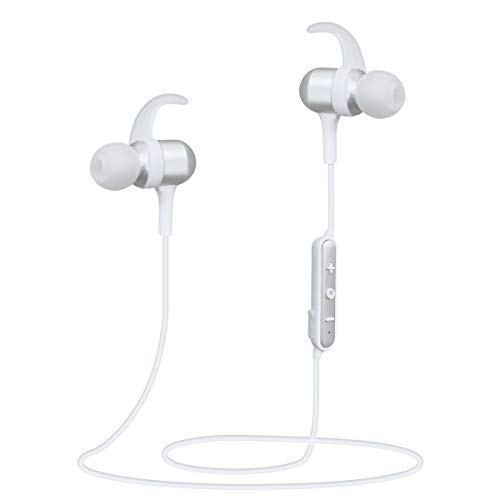 KOVEBBLE Bluetooth Headphones, 120 Hours Standby Time, IPX7 Sweatproof Sport Wireless Earphones, CVC 8.0 Noise Cancelling in Ear Earbuds with Mic,Magnetic Design,BK 5.0 Chip