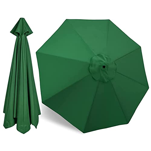 Toile pour parasol de jardin noire tissu de remplacement table de terrasse
