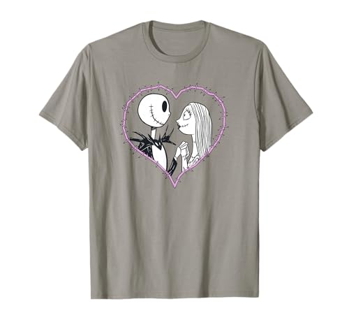 T-shirt Jack & Sally Disney coton hypoallergénique fini les motifs qui grattent