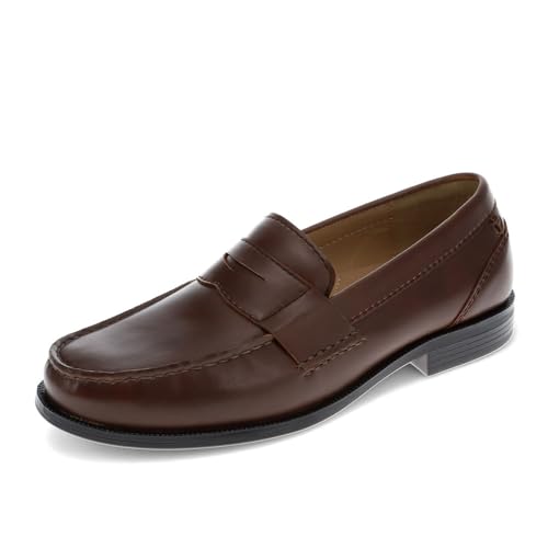 DOCKERS Mens Colleague Dressy Penny Loafer Dark Brown 11.5 M