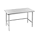 Advance Tabco TMG-307 Work Table, 30"D Top, Without Splash, 84"W, Stainless Steel Frame & Shelf