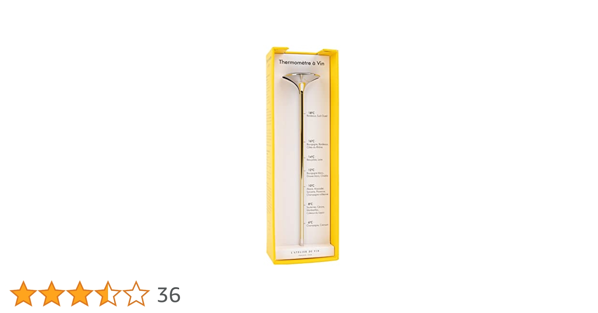ラトリエデュ ヴァン (L'Atelier du Vin) ワインサーモメーター Wine Thermometer | L'Atelier du Vin