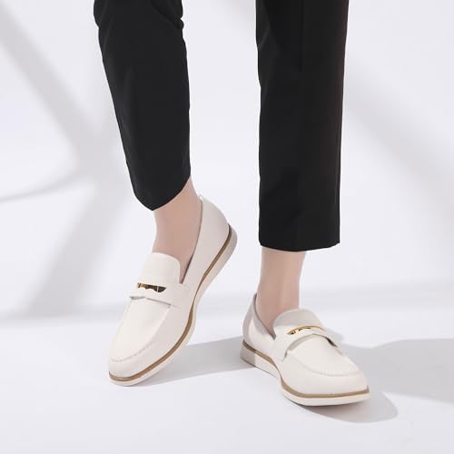 Men's Casual Loafers & Slip On Shoes Daily Commuting Comfortable Canvas Shoes Lightweight Non-Slip Walking Penny Shoes for Men4