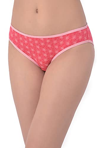 Image of Clovia Women's Cotton Low Waist Floral Print Bikini Panty