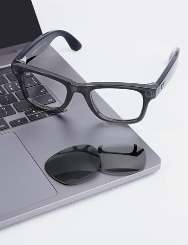 Image of Mryok Replacement Lenses Compatible with Ray-Ban Meta Wayfarer RW4006 50mm / Gen 2 RW4012 50mm Smart Glasses, HD Polarized