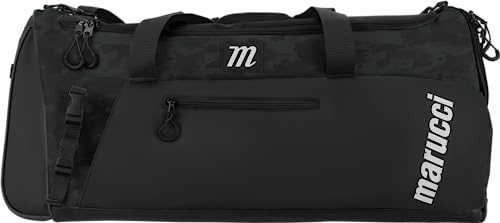 �}���[�`�^�}���b�` marucci PRO UTILITY DUFFEL BAG V3 �v�����[�e�B���e�B�_�b�t���o�b�O ��� �o�b�g2�{���[�\ �h�� BLACK/BLACK DUCK CAMO �u���b�N ���� �J���� �싅 �o�b�O ���[ ��e�� ���� 