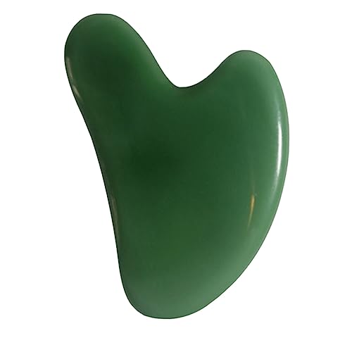 TOVINANNA Tablero de Masaje de Jade Raspado Facial y Corporal Herramienta de Masaje Antiedad Masajeador de Jade Auténtico Cuidado de Casa
