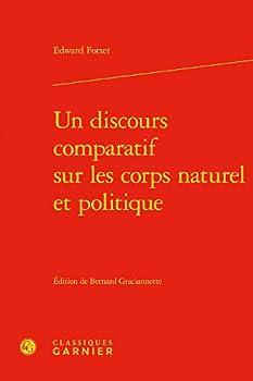Hardcover Un Discours Comparatif Sur Les Corps Naturel Et Politique [French] Book