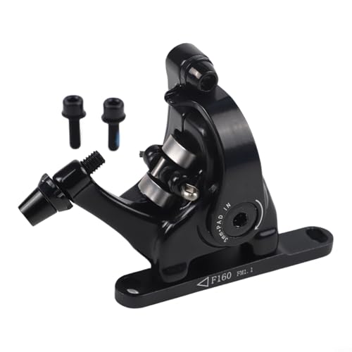 Ensemble de freins à disque mécaniques pour VTT - 160 mm - 140 mm - Double étrier d'entraînement - Alliage d'aluminium résistant à la rouille -...