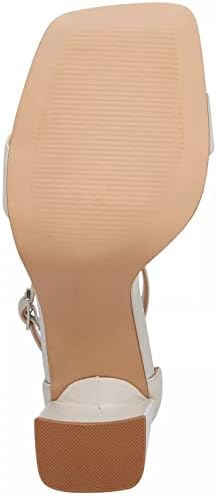 Steve Madden Women's TIAA Heeled Sandal, Bone Leather, 9 | Image 4