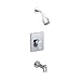 American Standard T506502.002 Moments Bath and Shower Trim Kit with 3 Function Adjustable Showerhead, Polished Chrome