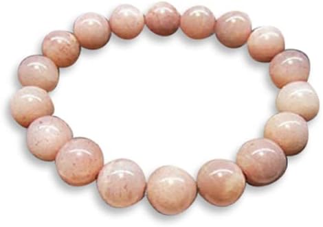 Peach Moonstone Bracelet Chakra Bracelet Peach Moonstone Yoga Meditation Bracelet Peach Moonstone Intuition Bracelet Peach Moonstone Yoga
