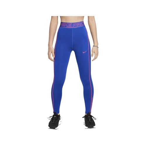 Nike Pro Girls' Dri-FIT Mid-Rise Tight Fit Full Length Leggings