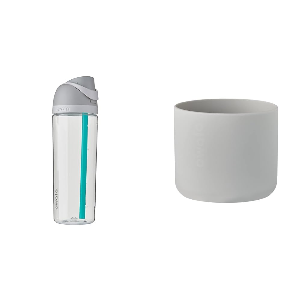 Owala FreeSip 25 oz Tritan Bottle & Silicone Boot Bundle