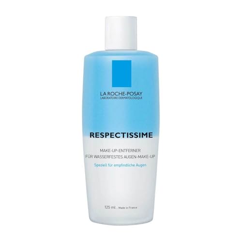 La Roche-Posay Respectissime Make-Up-Entferner für wasserfestes Augen-Make-Up, 125 ml Lotion