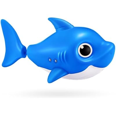 Robo Alive Junior Baby Shark New Silicon Fins Version Swimming Mini Baby Shark (3 Pack) by ZURU