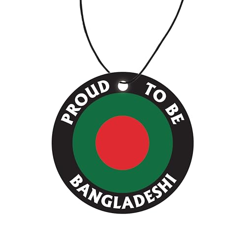 Proud To Be Bangladeshi Car Air Freshener (Fun Birthday/Flag Patriotic/Xmas Christmas Stocking Filler/Secret Santa/Unique Novelty Scented Gift)
