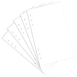 60 Blatt A5 Aufkleber-Trennpapier Nachfüllpackungen Blanko Stickerbuch Wiederverwendbar Aufkleber Sammelalbum LeerSticker Sammelalbum Leeres Stickeralbum für Planer Notizbuch Journa