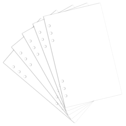 60 Blatt A5 Aufkleber-Trennpapier Nachfüllpackungen Blanko Stickerbuch Wiederverwendbar Aufkleber Sammelalbum LeerSticker Sammelalbum Leeres Stickeralbum für Planer Notizbuch Journa