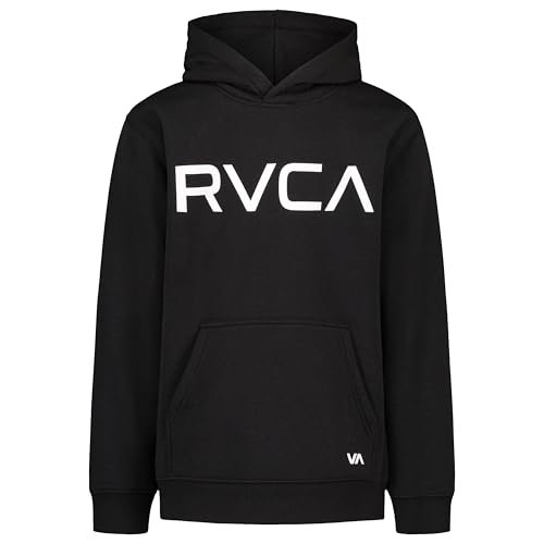 Image of RVCA Boys' Graphic Logo Pullover Fleece Hoodie Sweatshirt