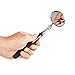 Juvale Inspection Mirror Tools - 2-Pack, 2 in Round Heads & 24.5 in Telescoping Handles - Machinist Tools & Mechanics Mirror for HVAC, Auto & Weld Inspection