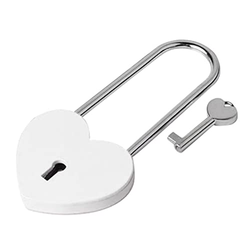 Serrure d'amour Universelle pour la Maison 1 Serrure d'amour pour décorer la Conception de l'amour étanche Blanc Cover