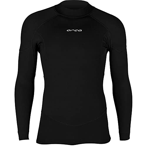 ORCA 2022 Hombres Traje De Neopreno Manga Larga Capa Base - Negro