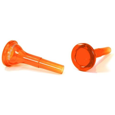 pBone small shank, standard medium bore mouthpiece for pBone plastic Bb tenor trombone in orange Cover