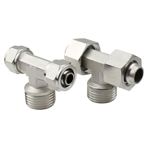 Connecteur rapide pneumatique cuivre résistant aux fuites d'air PB12-04