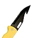 Scuba Choice Foldable BCD Knife with Yellow Handle and Black Blade Point Tip for Scuba Diving - Stainless Steel Blade, Compact Durable Diving Knife with Clip & Lanyard - Made in Taiwan