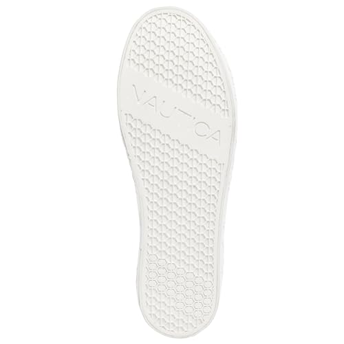 Image of Nautica Women's Fashion Sneaker, Classic Low-Top Lace-Up Casual Shoe with Metal Side Logo and Soft Cushioned Comfort for Everyday Wear
