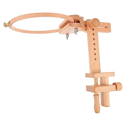 OSALADI Square Embroidery Hoop Stand Rectangle Cross Stitch Stand Easy DIY Craft