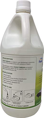Image of RADIX FUMISAN Ready To Use Smoke Machine Disinfectant Solution, Use With Thermal Fogger Machine (Pack of 6, 6x1 Ltr)
